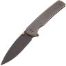 Нож We Knife Subjugator Blackwash сталь CPM-20CV рукоять Bronze Titanium (WE21014C-4)