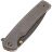 Нож WE Knife Subjugator Blackwash сталь CPM-20CV рукоять Bronze Titanium (WE21014C-4)