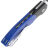 Нож Vosteed Thornton satin сталь 14C28N рукоять Blue/Black G10