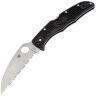 Нож Spyderco Endura 4 Wharncliffe Serrated сталь VG-10 рукоять Black FRN (C10FSWCBK)