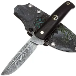 Нож Волчий Век Wolfkniven Custom Кот-Ассасин сталь 95Х18 WA рукоять Black G10