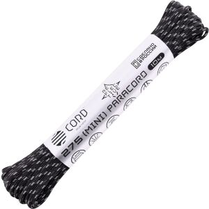 Паракорд CORD 275 световозвращающий Black 10м 