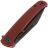 Нож Sencut Brazoria Blackwash сталь D2 рукоять Burgundy G10 (SA12C)