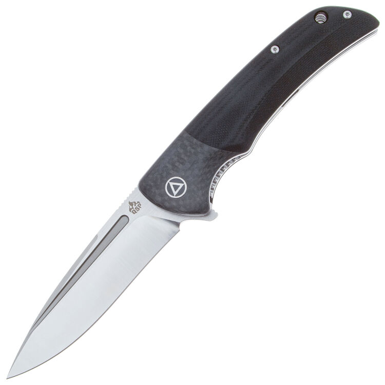 Нож QSP Harpyie Satin сталь S35VN рукоять Black G10/CF (QS129-B)