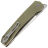 Нож Petrified Fish Ripple stonewash сталь 14C28N рукоять Khaki G10