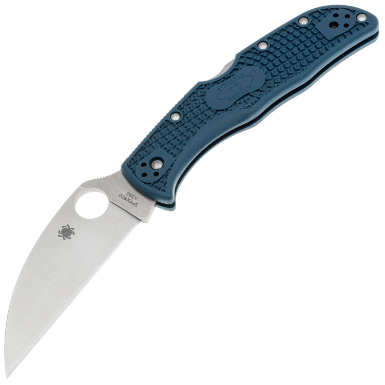 Нож Spyderco Endela Wharncliffe сталь K390 рукоять Blue FRN (C243FPWK390)