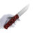 Нож Owl Knife Hoot сталь N690 рукоять черно-красный G10