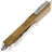 Нож Microtech UTX-85 S/E satin сталь M390 рукоять Tan Aluminum (231-4TA)