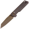 Нож Vosteed Parallel copper dune сталь S35VN рукоять Dark Reddish Purple Titanium