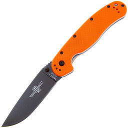 Нож Ontario RAT-1 Black сталь AUS-8 рукоять Orange GRN (8846OR)