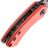 Нож Kansept Mini Korvid blackwash сталь 154CM рукоять Red Aluminium