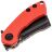 Нож Kansept Mini Korvid blackwash сталь 154CM рукоять Red Aluminium