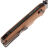 Нож SRM Terrier black сталь 140Cr Laminated рукоять Brown Micarta (258L-MN2)