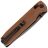 Нож SRM Terrier black сталь 140Cr Laminated рукоять Brown Micarta (258L-MN2)