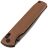 Нож SRM Terrier black сталь 140Cr Laminated рукоять Brown Micarta (258L-MN2)