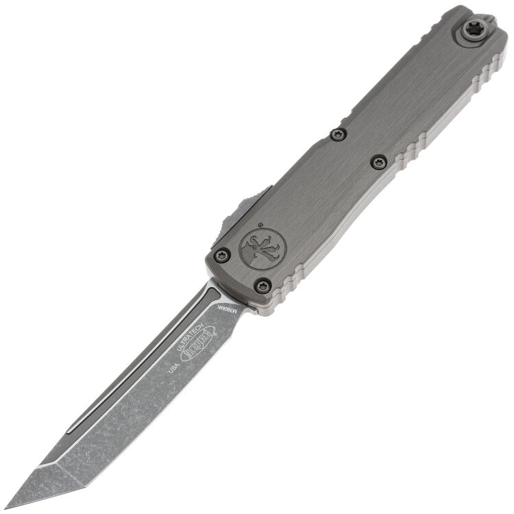Нож Microtech Ultratech ZBP T/E apocalyptic сталь M390MK рукоять Natural Clear Aluminium