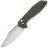 Нож CJRB Riff stonewash сталь AR-RPM9 рукоять Green Micarta (J1928-MGN)