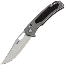 Нож SRM Retriever beadblast сталь 140Cr Laminated рукоять Grey Aluminum/Black G10 (9203-AK)