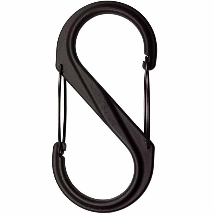 Карабин Nite Ize S-Biner Dual Carabiner Plastic #4 Black (SBP4-03-01BG)