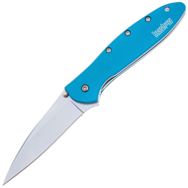 Нож Kershaw Leek сталь 14C28N рукоять Teal Aluminium (1660TEAL)