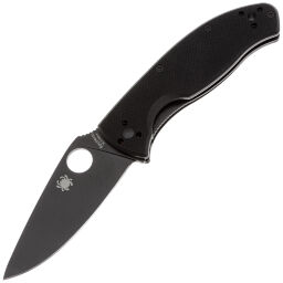 Нож Spyderco Tenacious Black сталь 8Cr13MoV рукоять Black G10 (C122GBBKP)