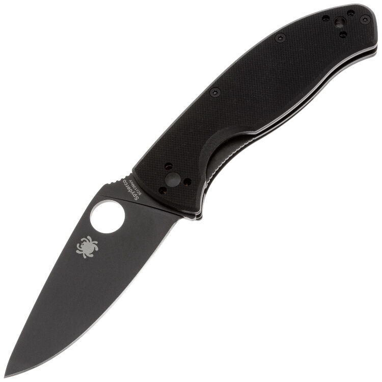 Нож Spyderco Tenacious Black сталь 8Cr13MoV рукоять Black G10 (C122GBBKP)