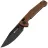 Нож Sencut Glenspar black сталь 9Cr18MoV рукоять Brown Canvas Micarta (S25046-3)