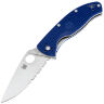 Нож Spyderco Tenacious LTW PS сталь S35VN рукоять Blue FRN (C122PSBL)