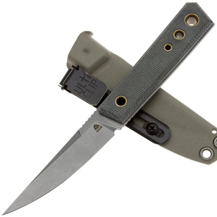 Нож PhantomTools Kwaiken L сталь Elmax рукоять Black canvas Micarta