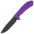 Нож Daggerr Wocket DL blackwash сталь 8Cr14MoV рукоять Purple FRN