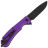 Нож Daggerr Wocket DL blackwash сталь 8Cr14MoV рукоять Purple FRN