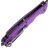 Нож Daggerr Wocket DL blackwash сталь 8Cr14MoV рукоять Purple FRN