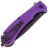 Нож Daggerr Wocket DL blackwash сталь 8Cr14MoV рукоять Purple FRN
