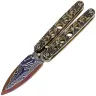 Нож-бабочка AtroposKnife Мерзавчик Custom сталь laminate рукоять holed laminate