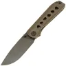 Нож KB Knives Zephyr DLC сталь M390 рукоять Bronze Titanium