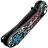 Нож CIVIVI Elementum Crossbar Lock blackwash сталь S35VN рукоять Nebula FatCarbon (C24063B-1)