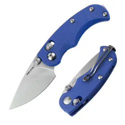 Нож Real Steel Esca satin сталь 12C27 рукоять Blue GFN (7181SD)