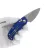 Нож Real Steel Esca satin сталь 12C27 рукоять Blue GFN (7181SD)
