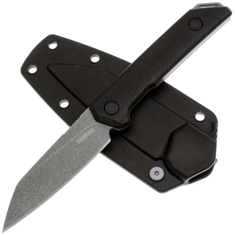 Нож Kershaw Mini Iridium Fixed сталь D2 рукоять Micarta (1051)