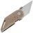 Нож Kansept Dash stonewash сталь 154CM рукоять Brown Micarta