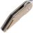 Нож Kansept Dash stonewash сталь 154CM рукоять Brown Micarta