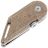 Нож Kansept Dash stonewash сталь 154CM рукоять Brown Micarta
