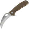 Нож Honey Badger Claw L сталь D2 рукоять Tan FRN