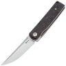 Нож Reate Bushido satin сталь M390 рукоять Dark Matter Purple FatCarbon