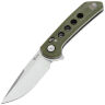 Нож Reate PL-XF stonewash сталь Nitro-V рукоять Green Micarta