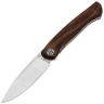 Нож NL Knives Frodo 2.0 Drop point satin сталь M390 рукоять Ironwood