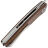 Нож NL Knives Frodo 2.0 Drop point satin сталь M390 рукоять Ironwood