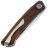 Нож NL Knives Frodo 2.0 Drop point satin сталь M390 рукоять Ironwood