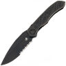 Нож Microtech Anax S/E PS DLC сталь M390 рукоять DLC Ti/Carbon Fiber (190C-2DLC)