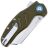 Нож Kizer C01c XL сталь 154CM рукоять Green G10